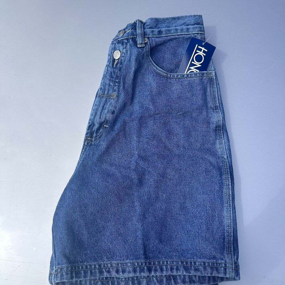 Vintage 90s Honors Women’s 12 Denim Carpenter Jorts Bermuda Shorts NWT